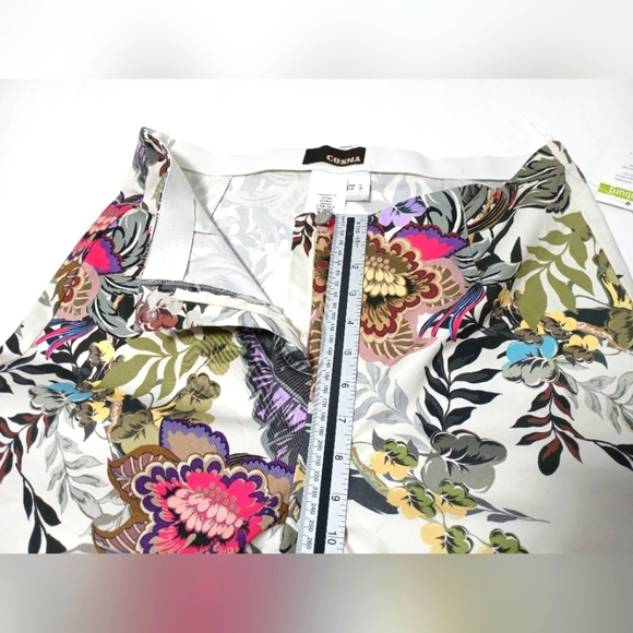 Cos Floral Cotton Ankle Pants. Ladies Size 10p - Picture 8 of 8